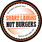 Share laughs not burger