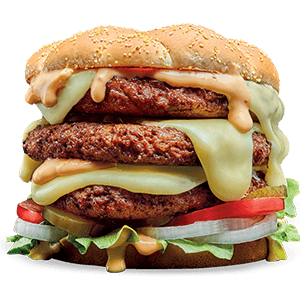 Buffalo burger - menu item Triple image