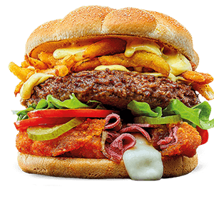Buffalo burger - menu item Double Jab image