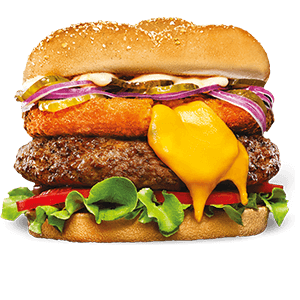 Buffalo burger - menu item The Muscular image