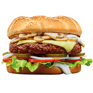 Buffalo burger - menu item Shiitake Mushroom image