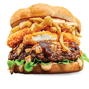 Buffalo burger - menu item The Secret Burger Sandwich image