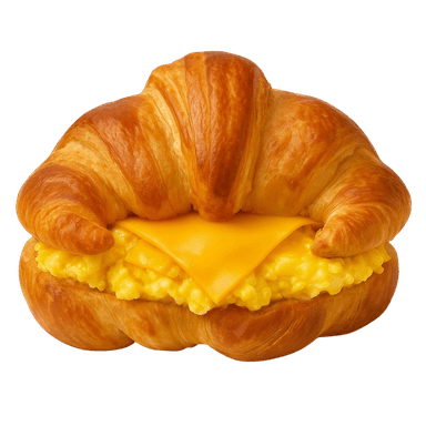 Buffalo Burger - menu item Scrambled Egg Croissant image