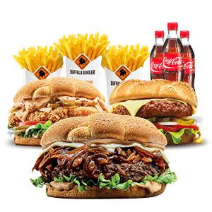 Buffalo Burger - offer Super Heroes image