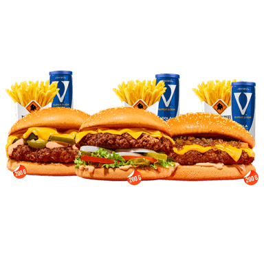 Buffalo Burger - offer Triple Up image