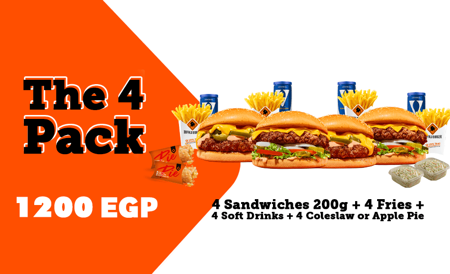 Buffalo Burger - offer The 4 Pack image